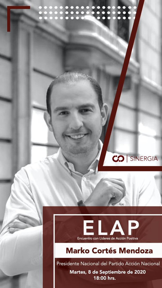 Hoy estaré platicando con <a href="/anahuacSinergia/">Sinergia</a> sobre los grandes retos de <a href="/AccionNacional/">Acción Nacional</a> en las elecciones del 2021, donde lograremos formar una nueva mayoría en la Cámara de Diputados para cambiar el rumbo de nuestro país.

¡Acompáñame en la transmisión!
facebook.com/PLAPanahuac/vi…