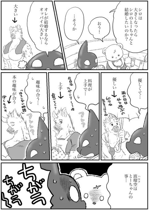 #オリジナル #獣人 #殺し屋と子供 番外編25の続き 
