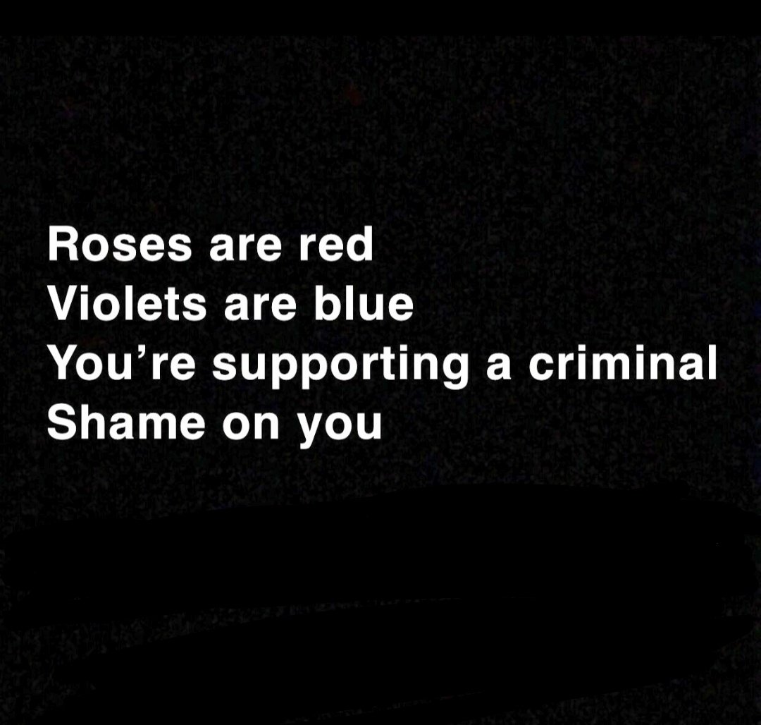 DivyaDee's tweet photo. Roses are Red
Violets are Blue
You're a HYPOCRITE
FU©K YOU!🖕

YOU DON'T STAND for @KanganaTeam DON'T SPEAK for @itsSSR but ORGANISE the whole BLOODY Bollywood's PR machinery like a well oiled machine with spit of as*licking for a Criminal
#BollywoodDrugGang #RheaArrestedForDrugs https://t.co/kbTUrSArpZ
