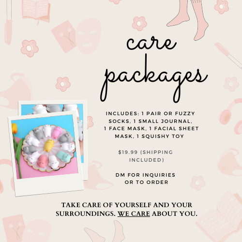 MonarchsOnStEds's tweet photo. Give yourself and/or your friends some love <3

We will have 12 Care Packages available, make sure to DM us to order yours! Only $19.99 (shipping cost included!)

Payments available include: venmo, paypal, and cash app. Feel free to contact us for any questions https://t.co/um9AXIBUzi
