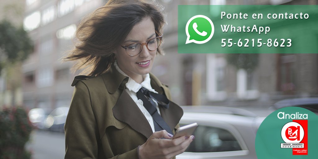 ¿Tienes alguna #duda?

Mándanos un #mensaje por #Whatsapp 📲 y te atenderemos con gusto

#Conoce más de #Laboratorio #Veterinario #Analiza 👩‍🔬

💻Entra a: bit.ly/2ZVTUqA