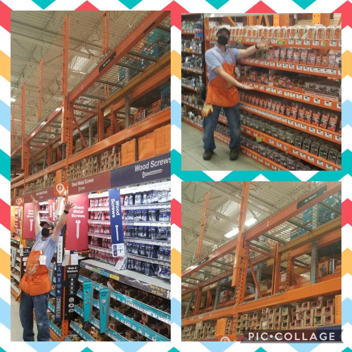 Where did it all go ?? On the shelf !! Outstanding job to hardware department supervisor Scott and team clearing new item/ no home bays !!#INSTOCK123MAXCAPACITY