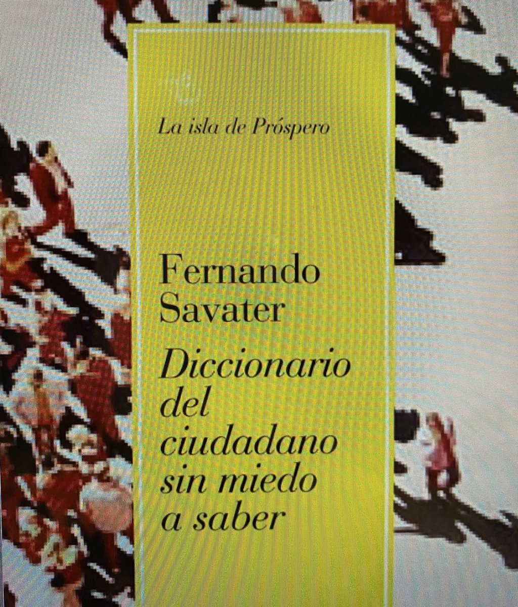 IrmaCruzE's tweet photo. En respuesta a #RetoLector @50mas1edomex 

Comparto lectura de
Diccionario del Ciudadano sin Miedo a saber del filósofo @FernandoSavate 

“No se progresa creando diferencias, sino igualando derechos”

“La riqueza de los hombres no estriba en su diversidad, sino en su semejanza” https://t.co/TZr9Qk99k0