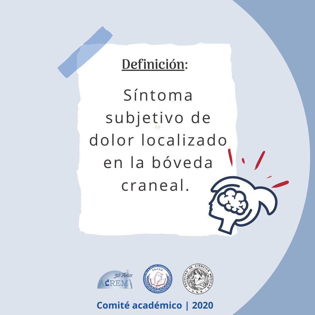acresrosario's tweet photo. CEFALEA 🤯
⠀⠀⠀⠀⠀⠀⠀⠀
🔹Principal motivo de consulta neurológico. 👩⚕️
🔹Es una de las causas más importantes de incapacidad debido a su frecuencia.🤕
🔹Pueden clasificarse en primarias y secundarias.
⠀⠀⠀⠀⠀⠀⠀⠀⠀
#ACREM #Cefaleas https://t.co/x2ZziJ8QRp