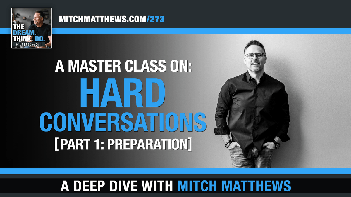 It’s a SHORT episode on the topic of having TOUGH (but important) conversations. Listen here: buff.ly/2NE1YWf