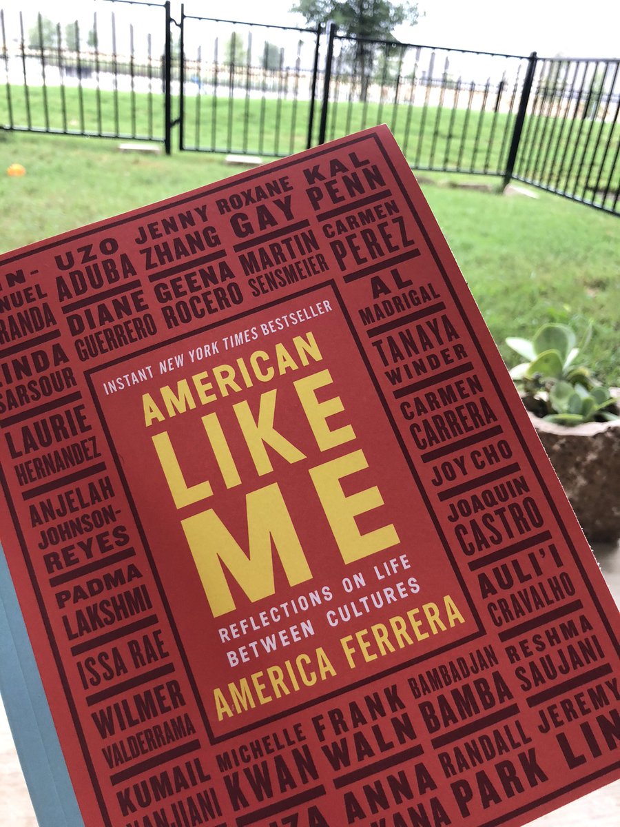 dvisdlead's tweet photo. Today is #InternationalLiteracyDay! After a long day online, Ms. Lenzie from @DVISD_OMS is enjoying the rain and starting her newest book #AmericanLikeMe. What are you guys reading? #Literacy #ReadersLEAD #MultiCultural #DVproud #GatorUp #LEADlife https://t.co/AZf3V801KT