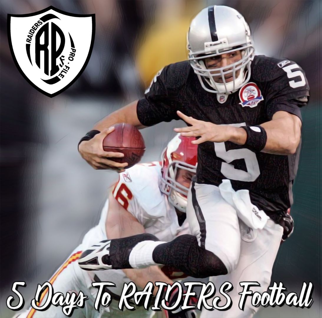 Raiders_ProFile's tweet photo. #CountdownToThe2020RaidersFootball
= ⏳5 DAYS ⌛️=
#BruceGradkowski
#RaidersProFile
#RaiderNation https://t.co/TUQ7AaoAZn