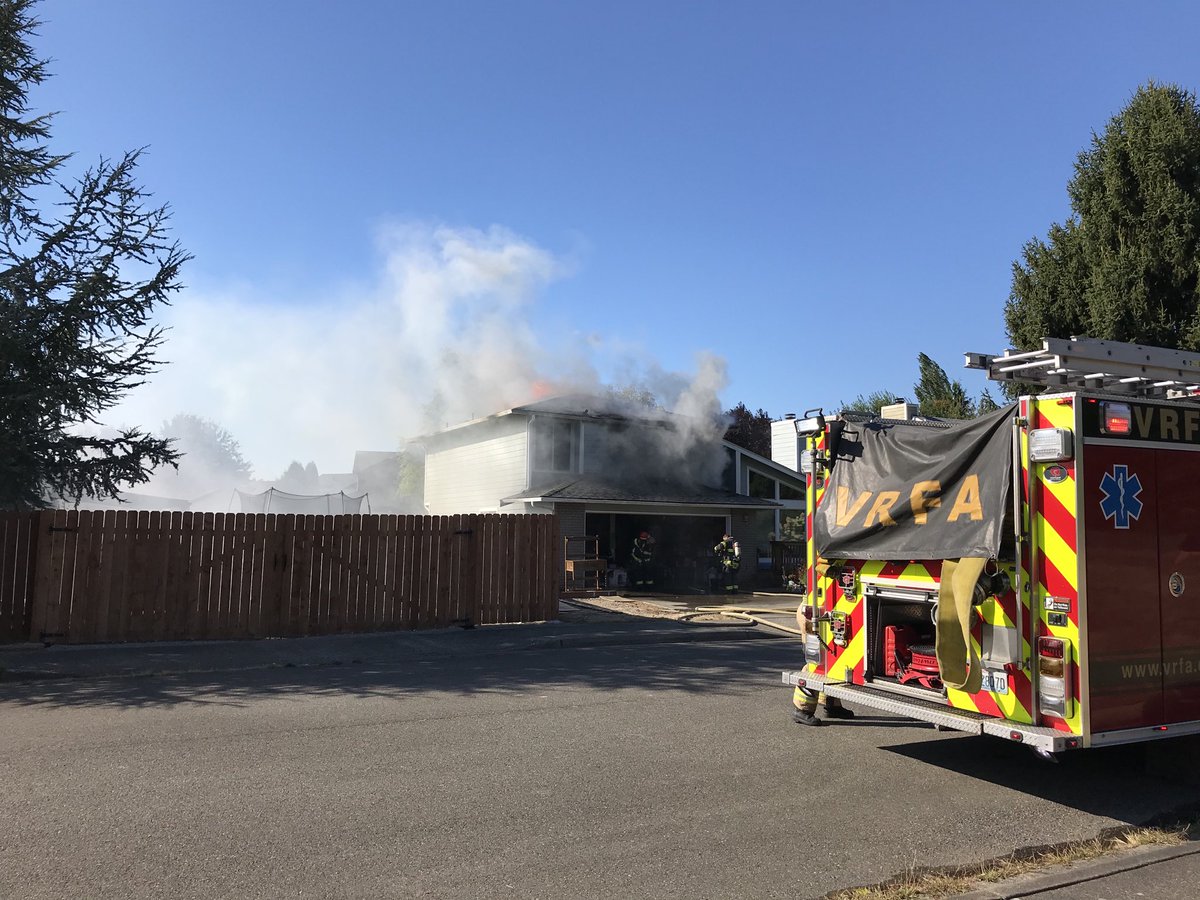 pacific_pd's tweet photo. ⁦@ValleyFire⁩ and ⁦@pacific_pd⁩ on scene at a structure fire on White River Drive.  All are safe, but please avoid the area. https://t.co/pv6uGGSlpK