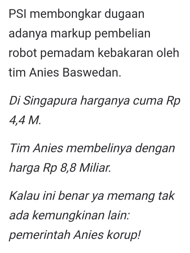 KebajikanSebar's tweet photo. Korupsi bukan cuma mark up harga, pembelian barang tanpa faedah juga termasuk korupsi. https://t.co/uI82LF0T8Z