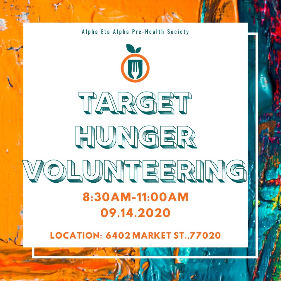 UHAlphaEtaAlpha's tweet photo. Come out and volunteer with us!! Fill out this google form and bring your mask!!! 😷https://t.co/8o59U5LEtR https://t.co/lmAcxCT8Mx