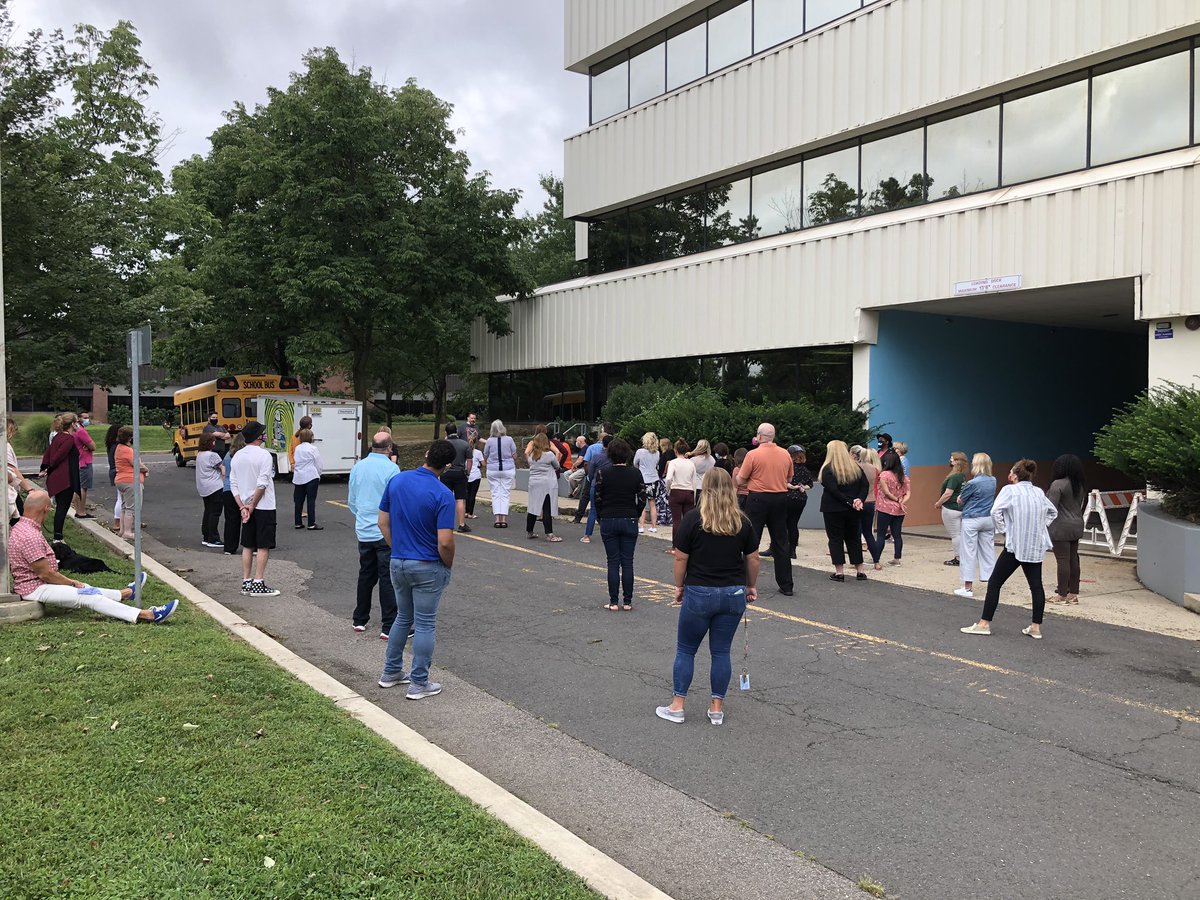 center_nj's tweet photo. Center School staff preparing for in person learning! Lots of hard work! Worth it!!! https://t.co/laVFj8dTOu