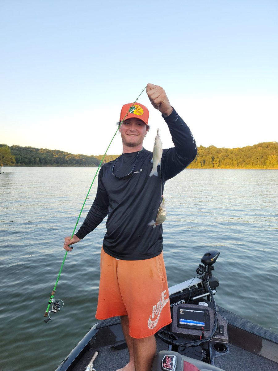 Put my buddy on his first crappie and white bass!