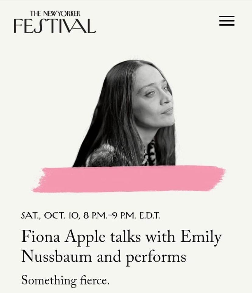 Save the date <a href="/NewYorkerFest/">New Yorker Festival</a> <a href="/emilynussbaum/">Emily Nussbaum</a> ❤️
