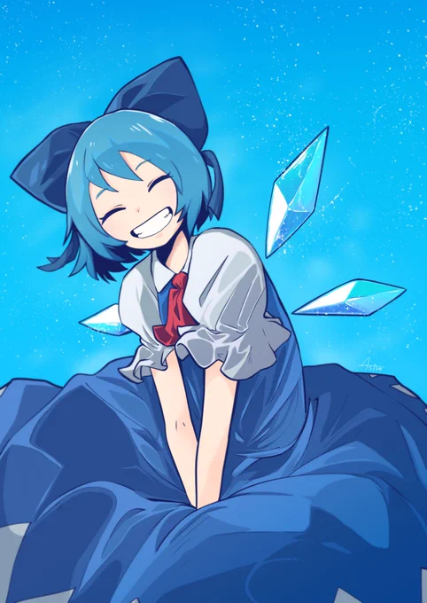 #9月9日はチルノの日
❄️❄️❄️ 