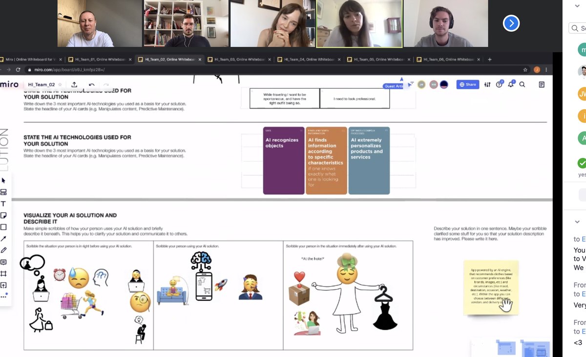 33A_official's tweet photo. A big shout out to the AI Business Consultant students  @hyperisland developing AI-based services within fashion in our AI Design Sprint™ session – within 4 hours! 
#ArtificialIntelligence #business #fashion https://t.co/rxn1qBHPao