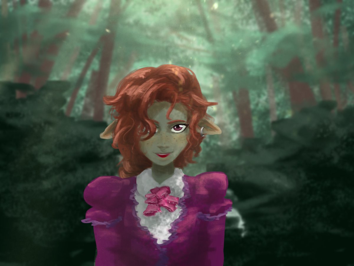 Soulstrab's tweet photo. For now I’m just calling her Indebt. I’m turning this back into an active account, though only to post my work. https://t.co/TBMH4x39Pc