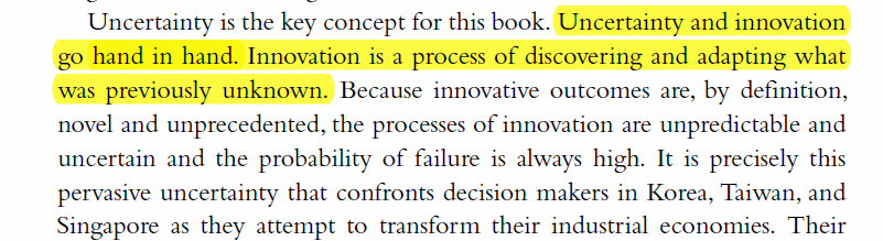 Highlight Uncertainty is normally regarded as a bad thing, but in fact, it goes hand in hand with innovation