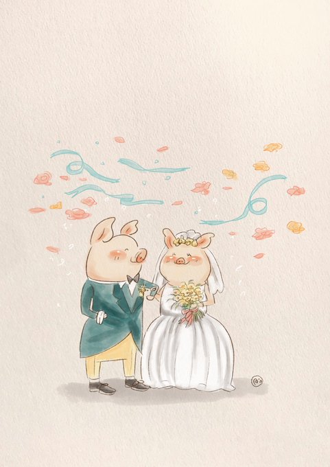「花婿 結婚」のTwitter画像/イラスト(古い順)