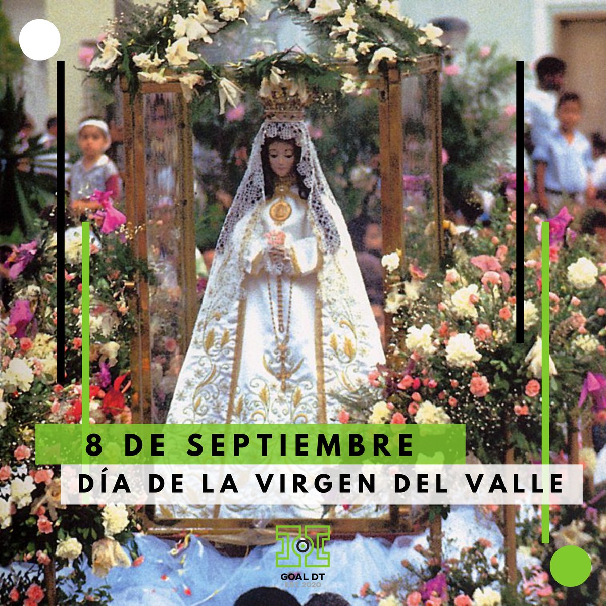 GoalDT_ve's tweet photo. #DíaDeLaVirgenDelValle Momento para dar 𝑮𝑹𝑨𝑪𝑰𝑨𝑺 a quien desde mi 𝑭𝑬 me ha ayudado en cada momento.
¡𝑮𝒓𝒂𝒄𝒊𝒂𝒔 𝑽𝒊𝒓𝒈𝒆𝒏 𝒅𝒆𝒍 𝑽𝒂𝒍𝒍𝒆! Este proyecto es en tu agradecimiento. Fe, familia, fútbol. 🙏🏼🇻🇪⚽️
#FormandoFormadores https://t.co/VKjehPE2Zd