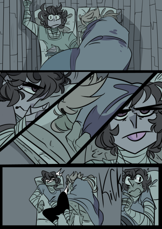 sorry for more old art but this was an old tumblr commission for kunikidazai I did when I used to actually offer comics as an option for commissions? 
