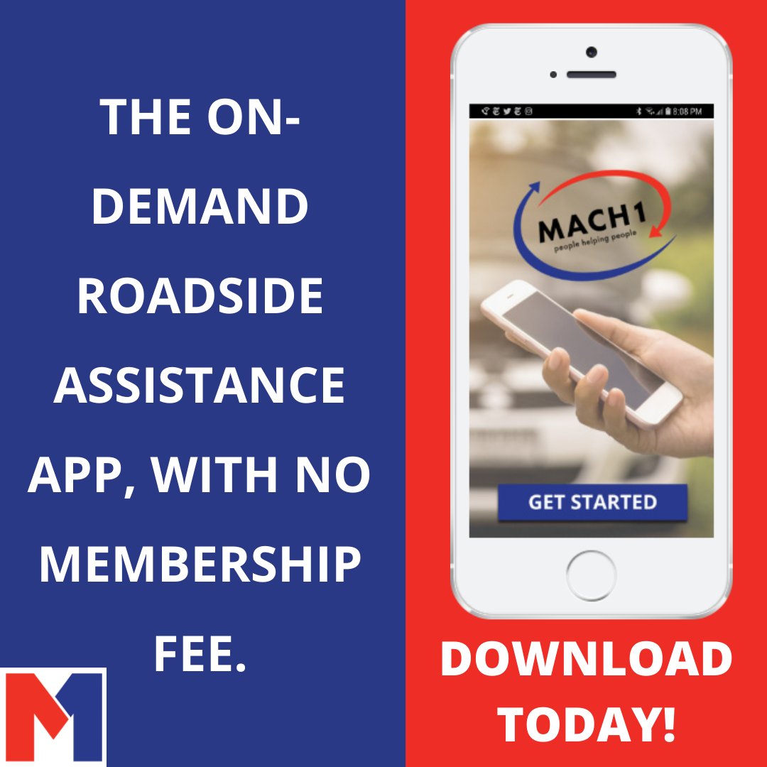 Mach1Services's tweet photo. Mach1 Services is the first of its kind, on-demand roadside assistance company that automatically dispatches help when you need it! 🚗 🚧
⬇️ https://t.co/rYTROF2Xvb
#Mach1app #machservices #RoadsideAssistance
#OnDemand #AutomatedDispatch #PhoneApp #Mach1 #Mach1services https://t.co/DQrFFpSaVq