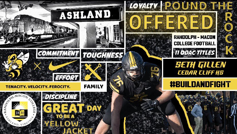 sethgillen_'s tweet photo. Extremely blessed and thankful to receive an offer from a Randolph-Macon! Thank you @RMCfootball for the opportunity!💪🏻 https://t.co/um4bWkWXA7