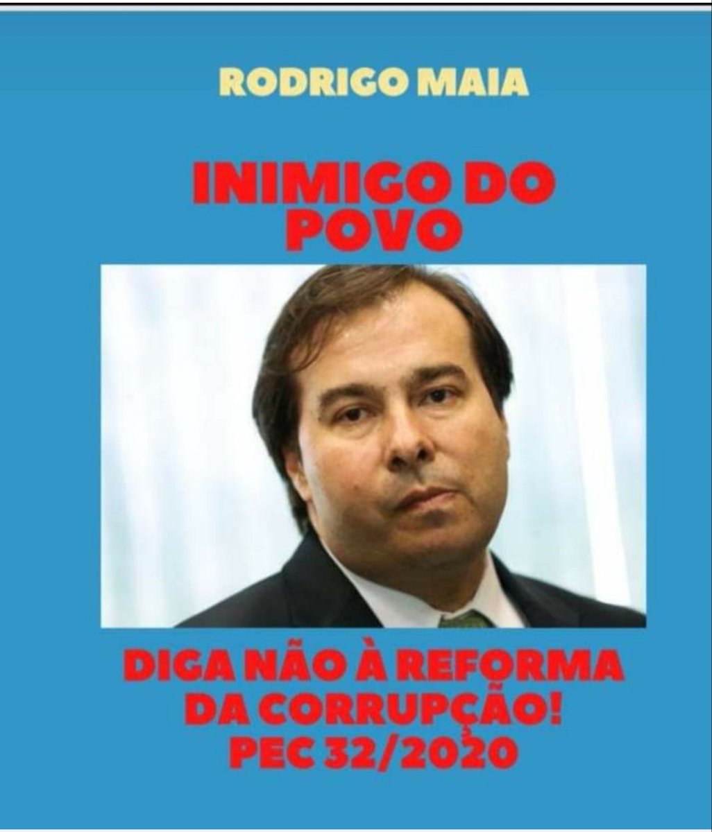 Ainda dar tempo cair fora dessa falcatrua <a href="/rodrigomaia/">Rodrigo Maia</a>