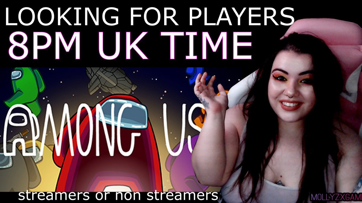 MollyzxGames's tweet photo. ATTENTION GAMERS/ #amongusgame fans!🚨🚨
I am doing a surprise stream tonight!🥳
Playing some Among us!😍
We have a few players ready in my community! but i wanted to try fill the lobby!😇
so if anyone owns the game and would like to join in please DM me🧑🤝🧑
The More the Merrier😝 https://t.co/Gz3cO2Fwzj