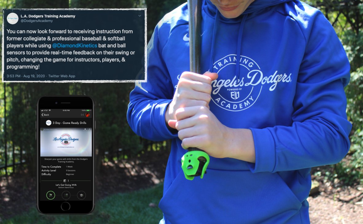 DiamondKinetics's tweet photo. The perfect marriage of a digital baseball platform with a real-world baseball application

DK + @DodgersAcademy 

Powered by @EL1Sports 

• Instructional ✅
• Educational ✅
• Motivational ✅

Learn More: https://t.co/bw2t8OgkZ0 https://t.co/kOtqPNmkT0
