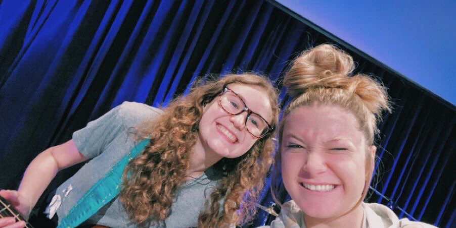 having fun at practice! also, don’t forget to tune in to watch us on the Diamonds in the Rough showcase this Friday at 7pm est! The details of who is all performing and the times are on the <a href="/SirromaEnt/">Sirroma</a> page!💗🎶 #smalltowngirls #music #countrymusic #canadianband #countryband