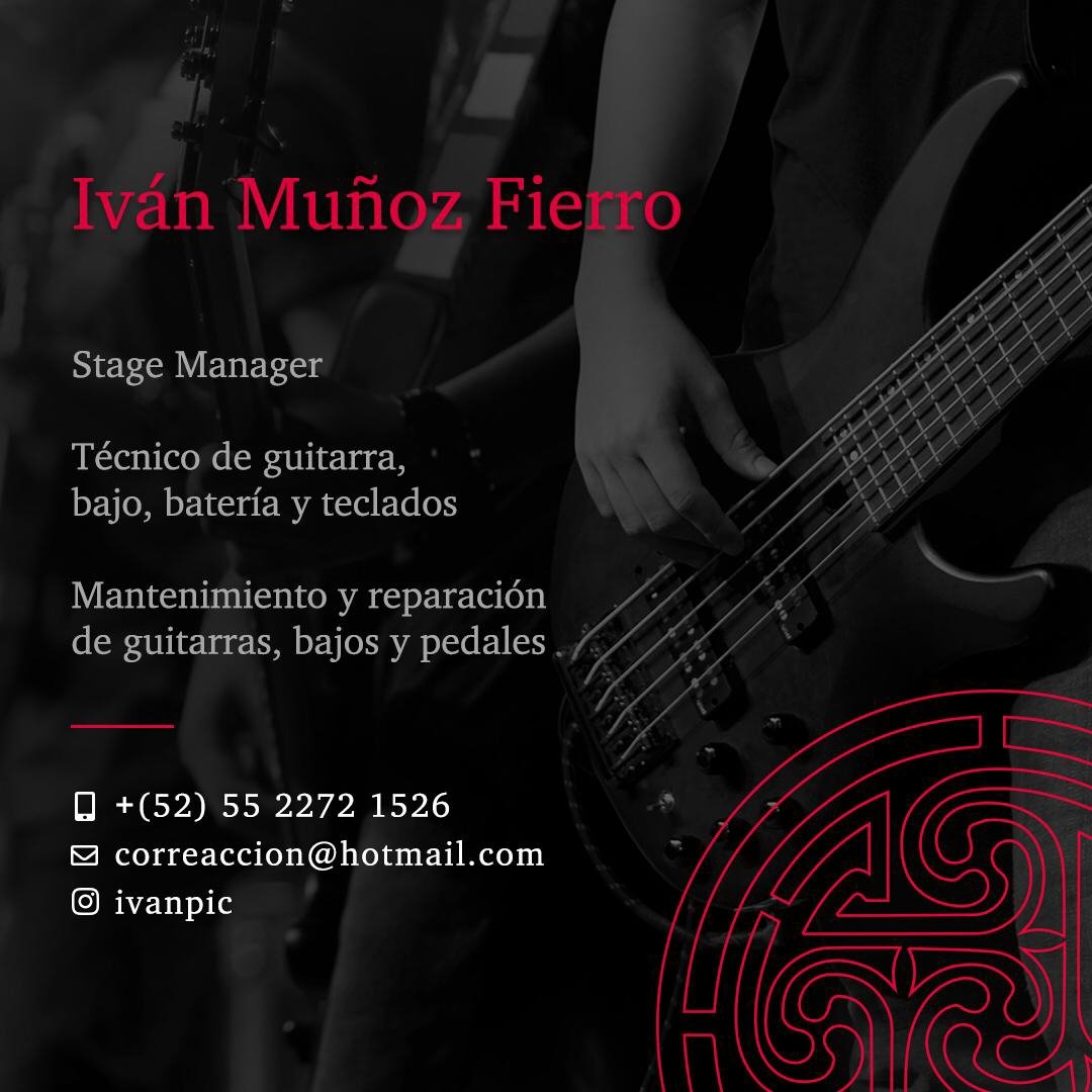 ivantwittcion76's tweet photo. Si tienes un instrumento o conoces a alguien que tenga uno que requiera mantenimiento o reparación #LlamaYa
#RegresaremosALosEscenarios #StageManager #GuitarTech #BassTech #GánaleALaCrisis #AmoMiTrabajo #ApoyaAEmprendedores #AlertaRoja #RedAlert #HacemosEventos #WeMakeEvents https://t.co/qquHTy5gPY