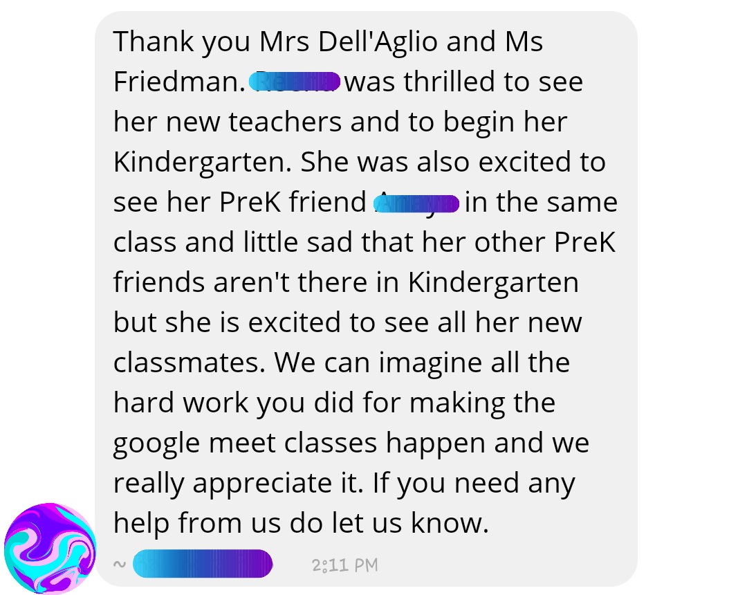 1st day was a success! Despite some tech problems this morning all of our students were able to log on! Grateful for their parents flexibility and support as we go on this virtual adventure together! 
#relationshipsmatter #StrongerTogether #whylp #TeachLikeAWarrior <a href="/chavensNJ/">Catherine Havens</a>