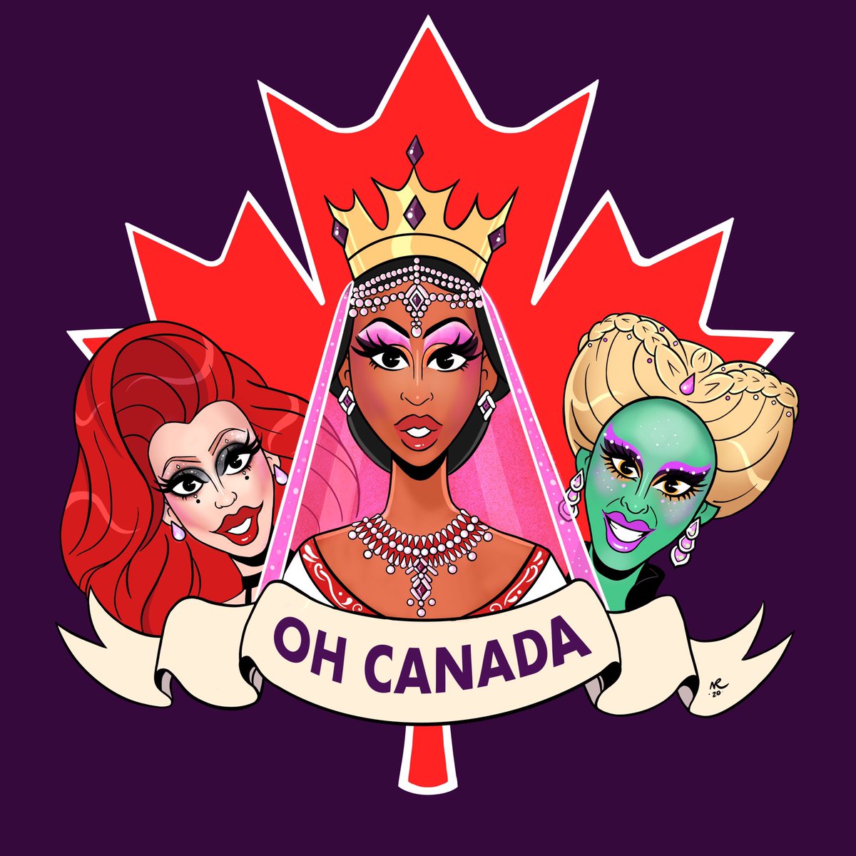 paperwombat's tweet photo. All Hail the Queens of Drag Race Canada, especially the reigning supreme @thequeenpriyanka ! Congrats to the finalists @itsscarlettbobo and @ritabagaz  for your spectacular performances 🇨🇦🇨🇦🇨🇦✨

#rpdr #priyanka #scarlettbobo #ritabaga #canadasdragrace 

https://t.co/46vt57jstu https://t.co/66ecB11wdk