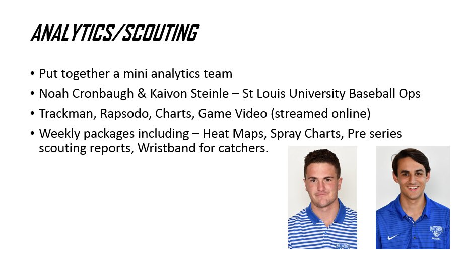 Huge thanks to  @NoahCronbaugh and @Maicon_steinle they absolutely crushed it and really helped our pitching staff