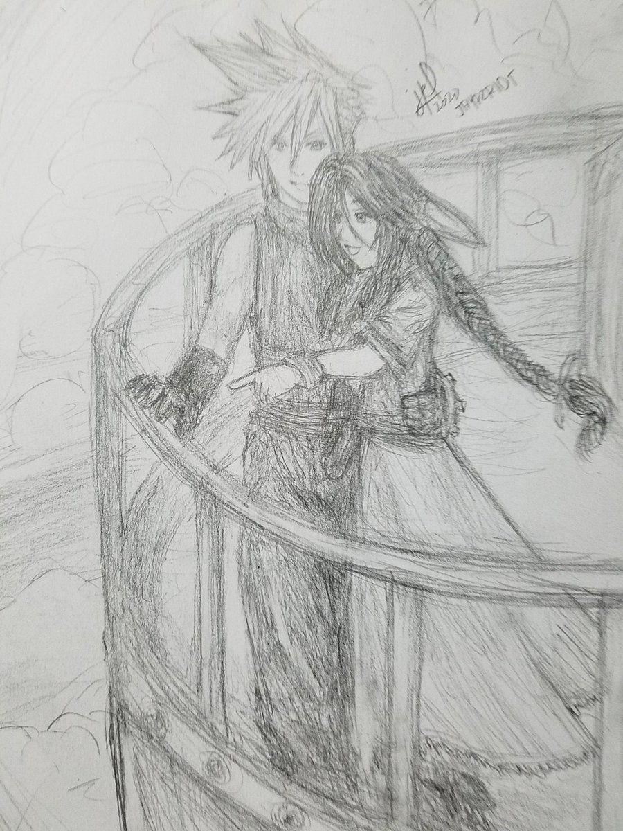 jaypzriot1's tweet photo. A:"Wow! the world is so much larger than I could've dreamed!" C:"Well we ARE in an airship. " A: "Let's go see 'em all! ^_^" C:"I... thought it would be too much for you." A:"Not anymore, now that I've got you with me.๐"
#clerith #clerithweek #clerithweek2020 #FF7R #ใฏใฉใจใข https://t.co/IsHGL7Xtab