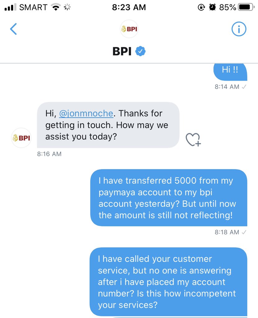 _jonmnoche's tweet photo. @TalktoBPI how may we assist you? Hanggang dyan na lang ba reply nyo? https://t.co/cfbaK2sQ8u