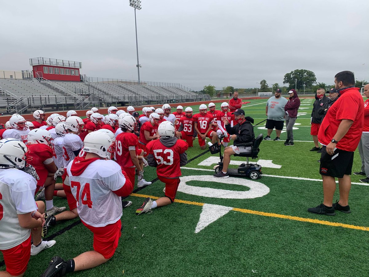TarsFootball's tweet photo. The first official day of practice for the 2020 season was off to a strong start!  🆎🏈⚓️⬇️ #TarsFootball #believe https://t.co/Z1CqjiSmiR