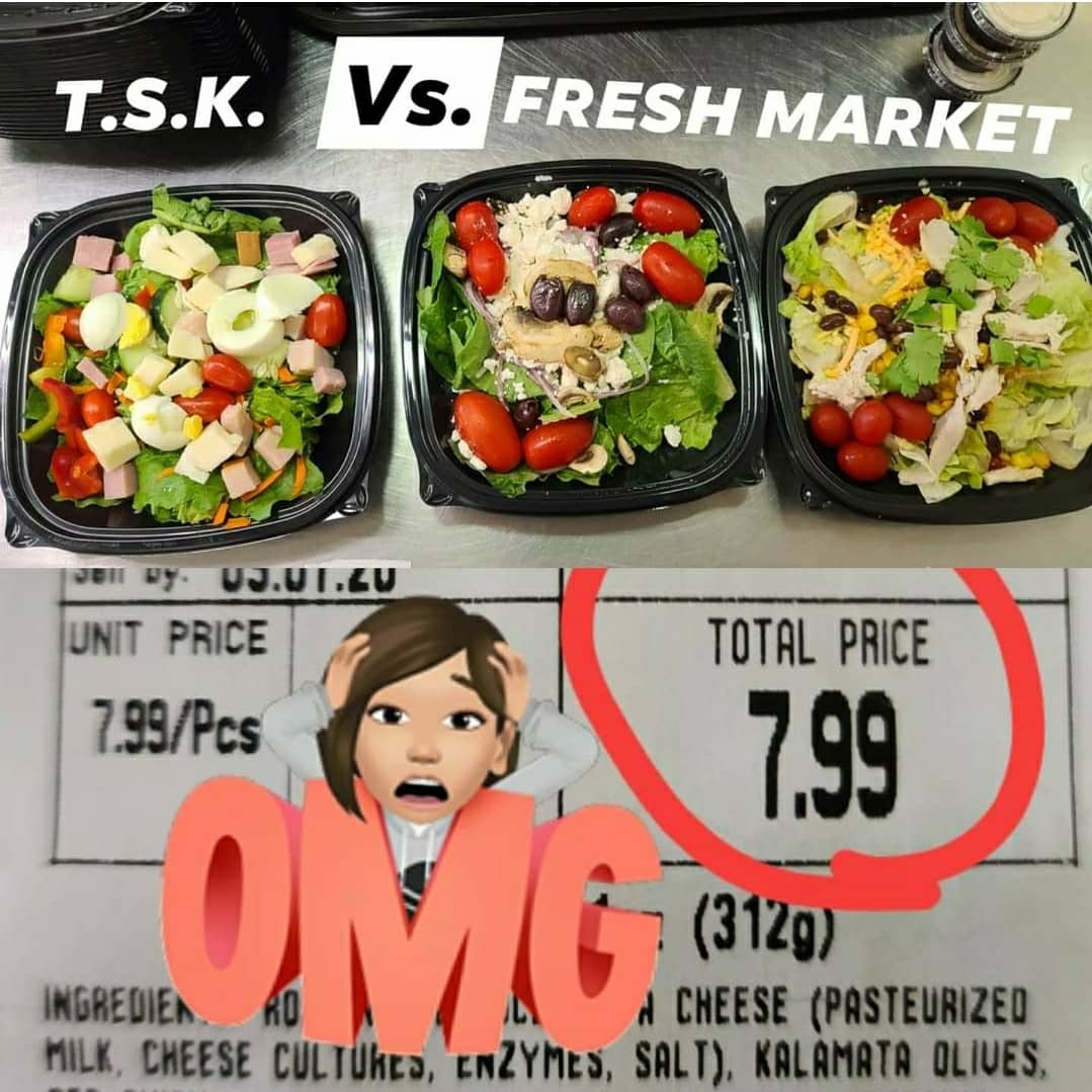 TrinityBethSK's tweet photo. Healthy lunch today! We made some fabulous chef salads worthy of the $8 Fresh Market price. 🥗🍽  #BethlehemPA #TrinitySoupKitchen #MealsToGo #FeedAmerica #FeedingAmerica #KindnessMatters #LehighValley #MaskUpPA #Salad #HealthyLifestyle @TuckerSilkMill @mystlukes https://t.co/BRSwJATm6S