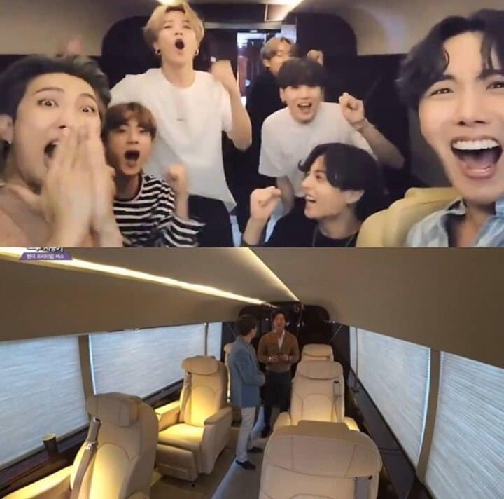 BTSVietnam_SAM's tweet photo. Bangtan đang sử dụng xe bus Hyundai Premium Bus và chỉ có DUY NHẤT một chiếc xe bus này ở Hàn Quốc
@BTS_twt #BTS #ARMY https://t.co/OWTJg8Vm5h