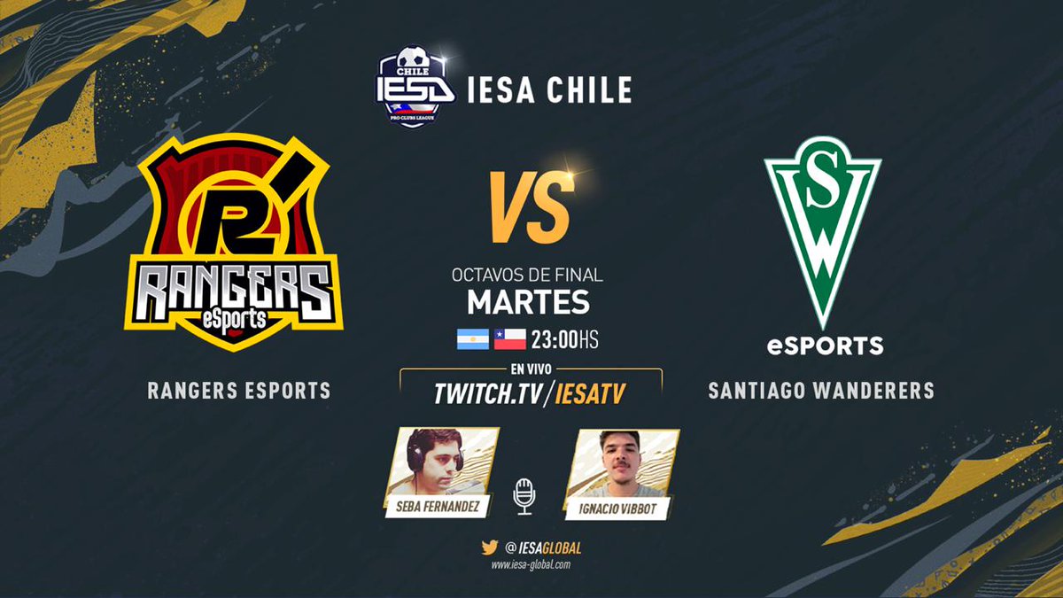 Rangersdetalca_'s tweet photo. Rangers eSports  enfrenta por los octavos de final de Copa Chile en la modalidad 11v11 a su  similar de SW eSports. Transmisión  internacional  canal de Twitch de “IESAtv” a todo Sudamérica. https://t.co/9AFtEIDicI