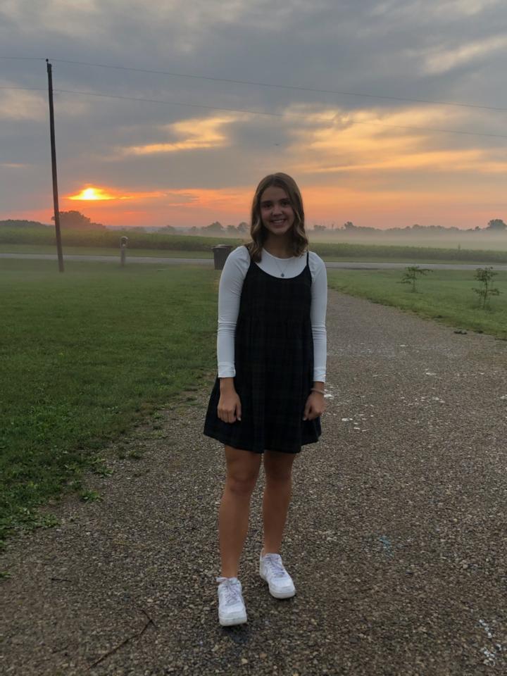 settysix's tweet photo. Gillian had a great first day of her junior year and Teagan survived her first day of high school.  It's so weird to have no kids in the car with me when I head to school. https://t.co/6rRxDF13rx