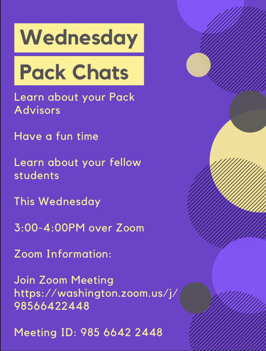 UWT Pack Advisors tweet media