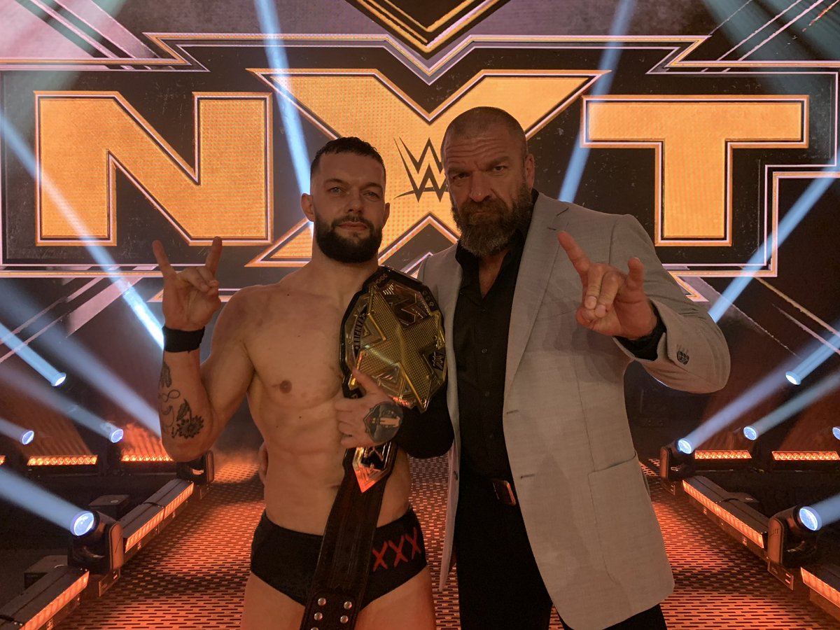 TripleH's tweet photo. Through different eras, a changing brand, and bringing @WWENXT to places it’s never been before ... and where it’s going next... @FinnBalor IS #WWENXT.
Congratulations!!! #NXTSuperTuesday https://t.co/ZEoY6FLSlb