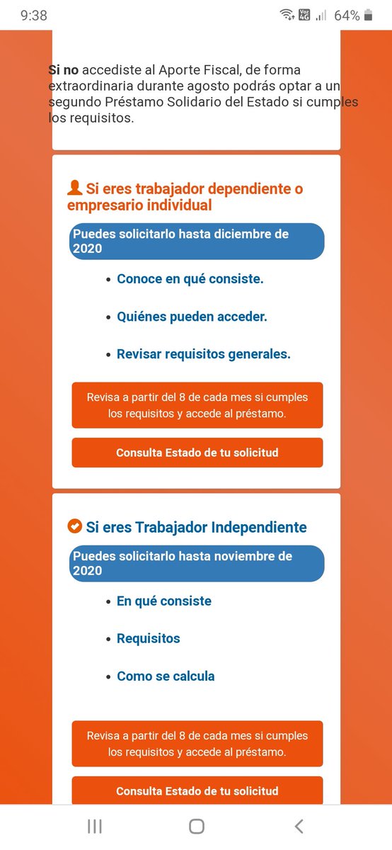 CHICHIVO's tweet photo. @SII_Chile Es mi segunda vez y solo me sale consultar estado no me deja solicitarlo https://t.co/nP8xIMKEmU