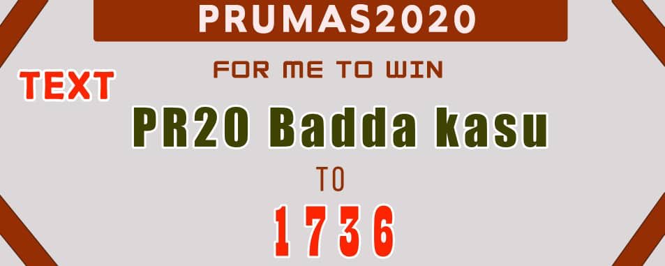BaddaGh's tweet photo. Let's Win Together Fam ✊🏻#MusicForDevelopment @Prumas2020 PR20 Badda kasu to 1736💥 https://t.co/R1iYYZ4clv
