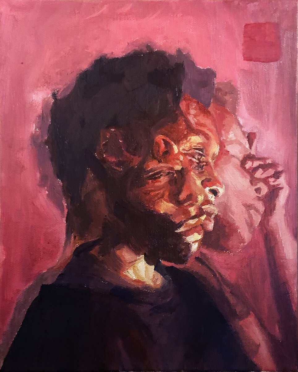 jonathanxpinto_'s tweet photo. anthony’s song, 8x10” oil on canvas https://t.co/vJ07uWh9ET