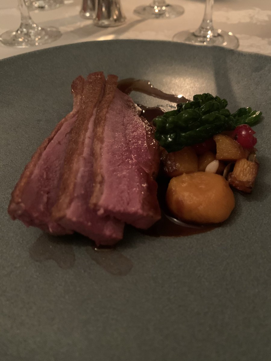 Superb tasting menu with wine pairing in the <a href="/parkkenmare/">Park Hotel Kenmare</a> tonight. Every mouthful was a delight #holistay #Staycation2020 #kerry #kenmare