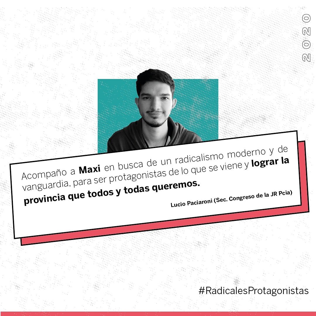 LucioPaciaroni's tweet photo. Con @MaxiAbad y @EricaRevilla vamos a lograr un radicalismo Moderno y de Vanguardia que sea protagonista de lo que se viene y en busca de la Provincia que queremos.
@UCRBuenosAires

#RadicalesProtagonistas https://t.co/olKi2kYKUT