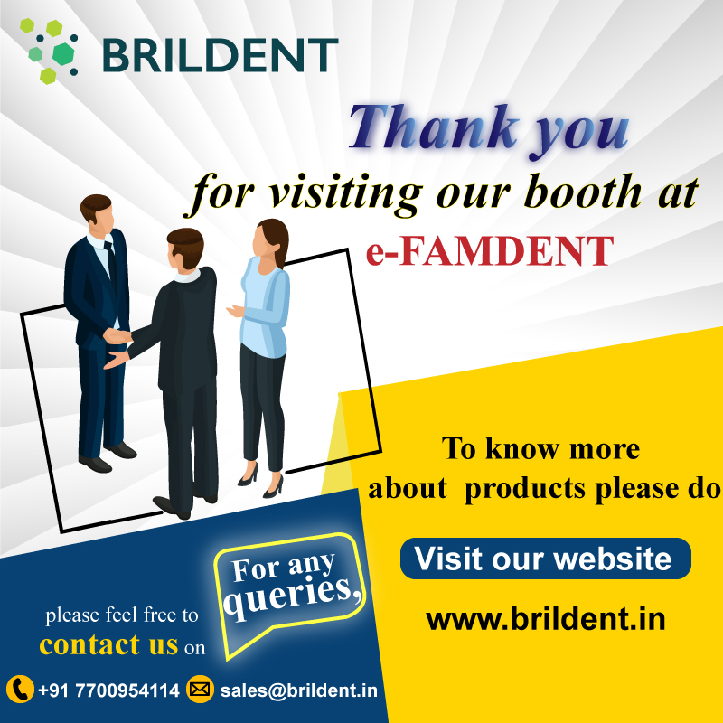 dentaproducts's tweet photo. Thank You.

#BRILDENT #Sunmedical #Dentalproducts #exhibition #attendees #thankyou #dentists #dentistry https://t.co/G274RWZBvj