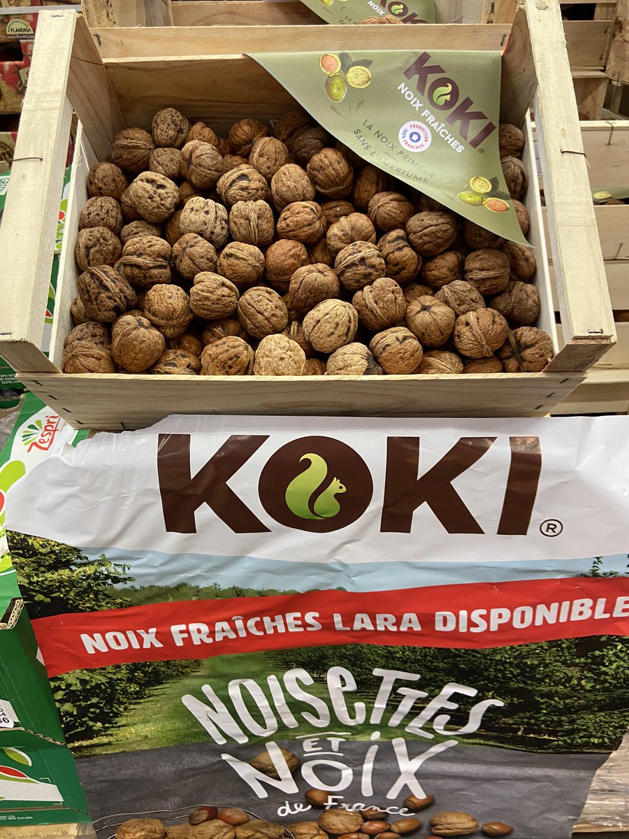 Koki, c’est la noisette mais pas que ! Venez découvrir la noix fraîche, la noix primeur sans l’amertume sur <a href="/marchederungis/">Marché de Rungis</a> ! Disponible chez <a href="/Monprimeur/">Monprimeur</a> ! Belle journée à tous avec les <a href="/FruitsLegumesFR/">Les Fruits et Légumes Frais</a> <a href="/jl_reigne/">JL REIGNE</a> <a href="/FrankyFraise/">franck mighirian</a>